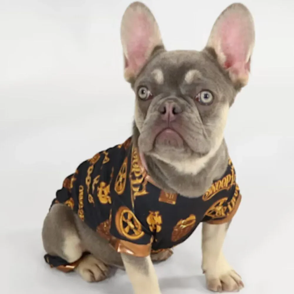 SNOOP DOGG Doggs Black Off the Chain Deluxe Pet Pajamas